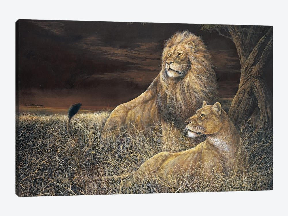 Winds in the Serengeti by Ruane Manning 1-piece Canvas Wall Art