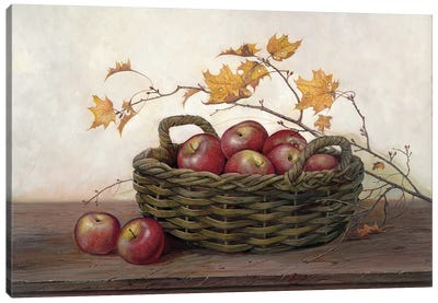 Winesap & Maples Canvas Art Print - Apple Art