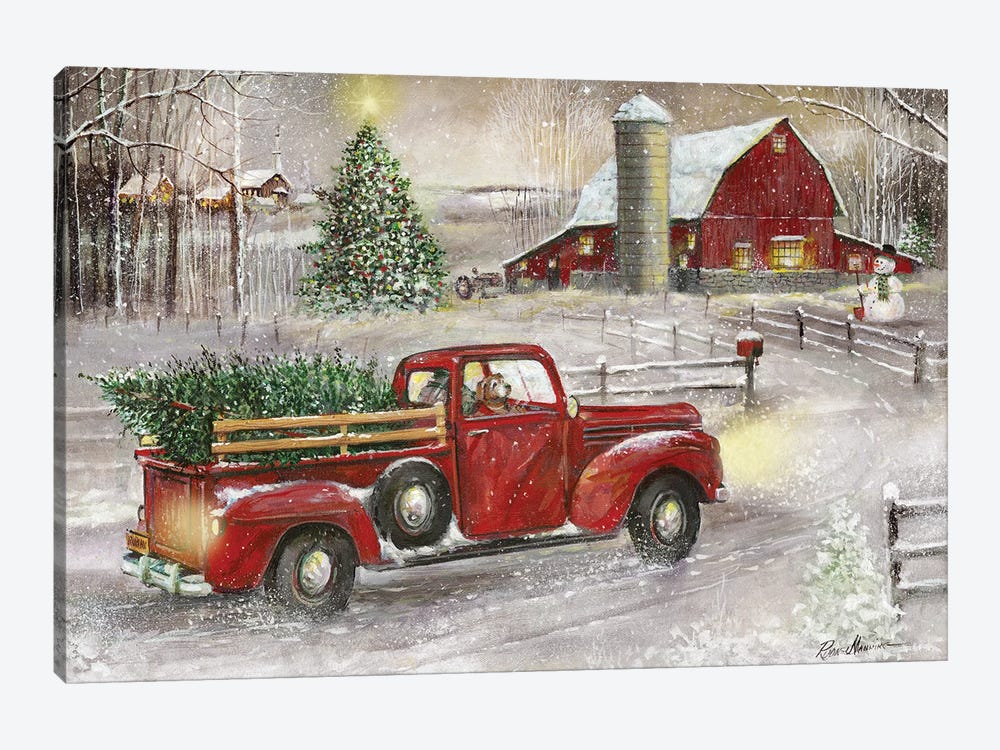 Making Christmas Memories by Ruane Manning 1-piece Canvas Wall Art