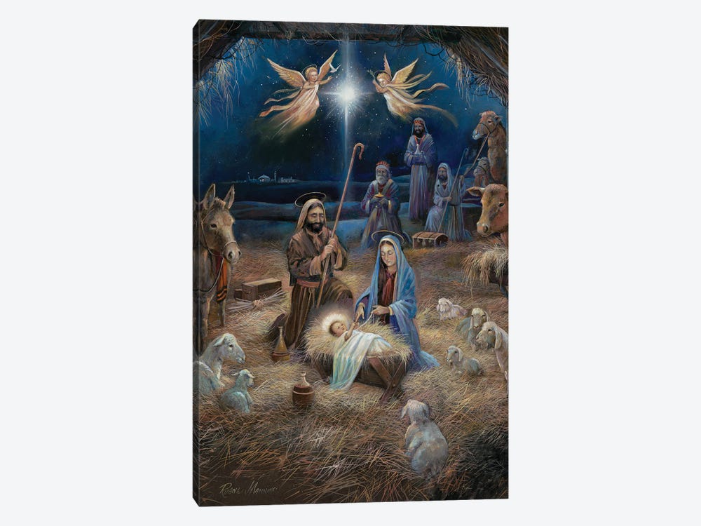 Silent Night by Ruane Manning 1-piece Canvas Print