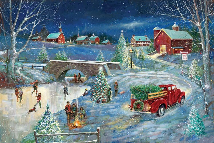 Warm Holiday Memories by Ruane Manning wall art