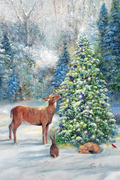 Winter Gathering by Ruane Manning wall art