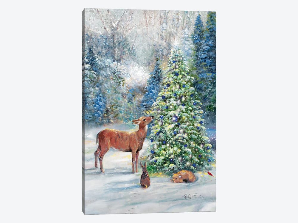Winter Gathering by Ruane Manning 1-piece Canvas Art