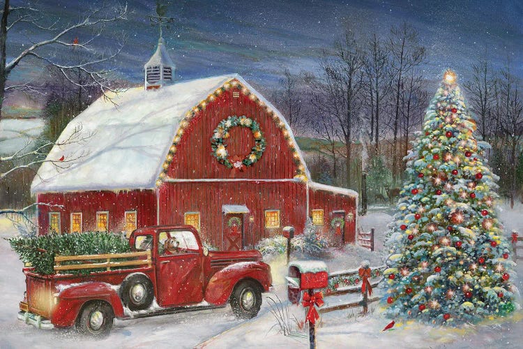 Christmas Anticipation by Ruane Manning canvas print