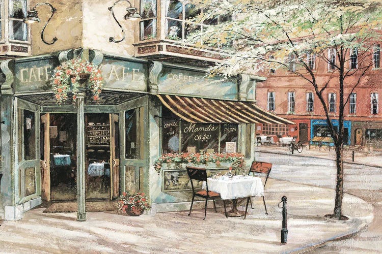 Neighborhood Café by Ruane Manning wall art