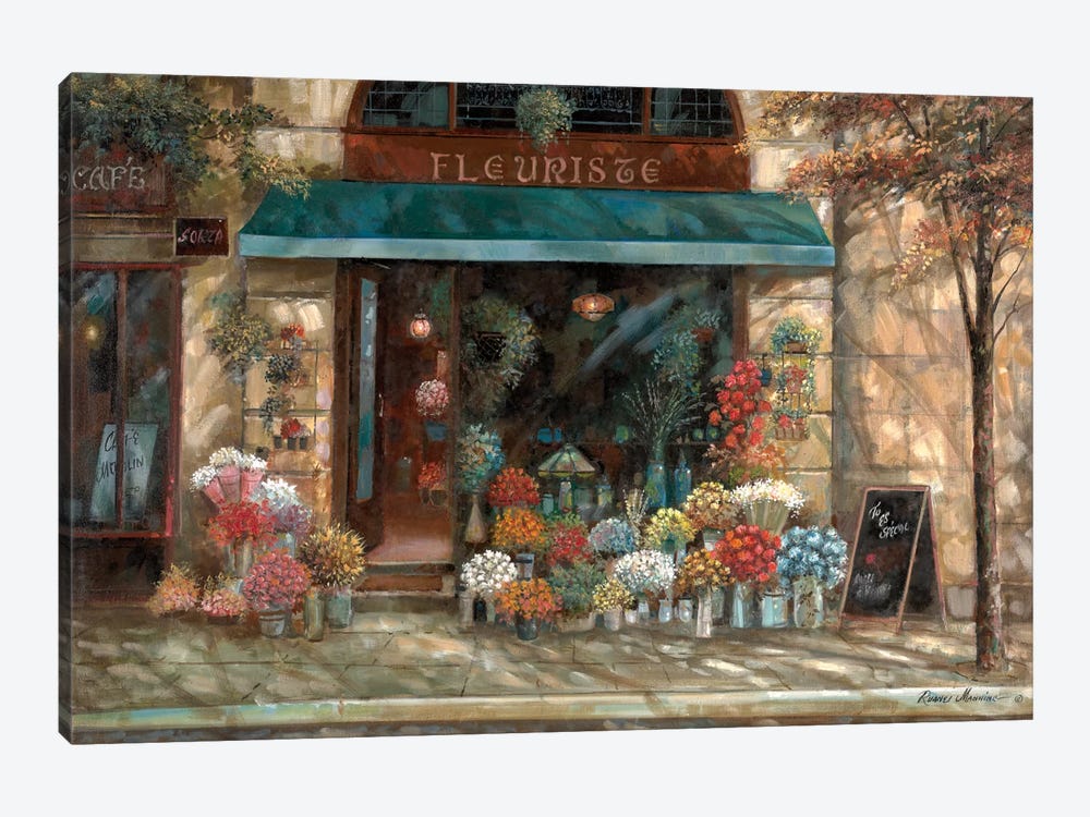 Fleuriste Revisted by Ruane Manning 1-piece Art Print