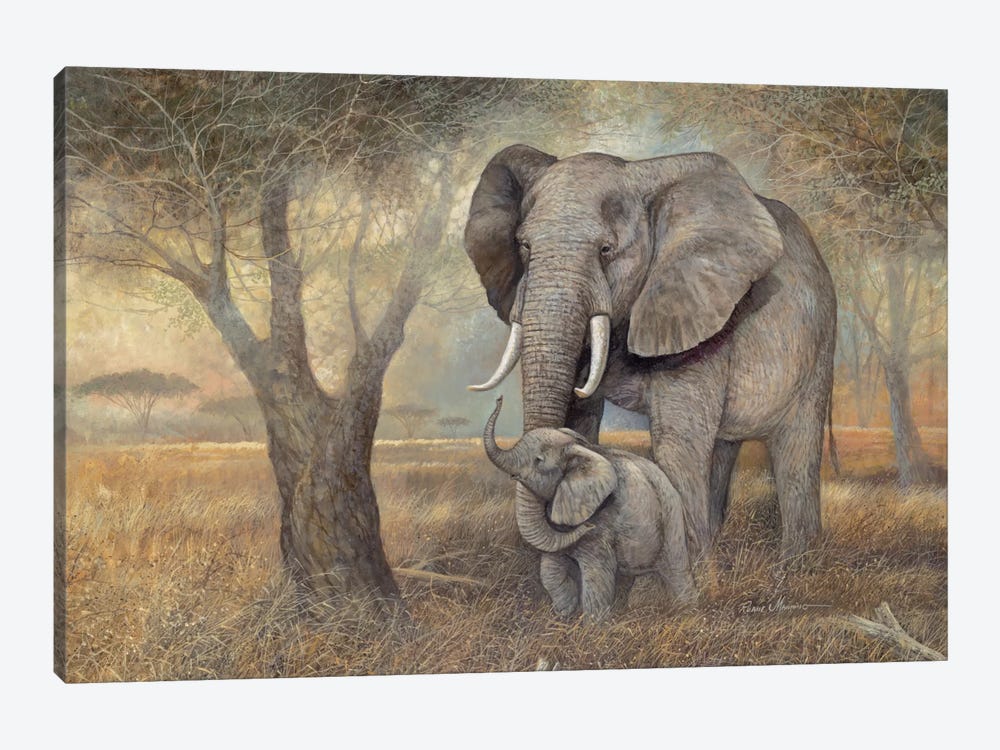 Gentle Touch by Ruane Manning 1-piece Canvas Print