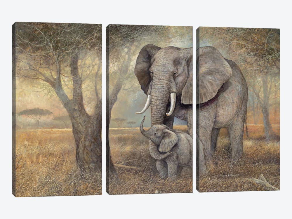 Gentle Touch by Ruane Manning 3-piece Art Print