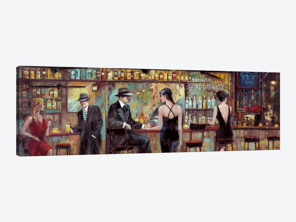 Happy Hour by Ruane Manning 1-piece Canvas Artwork