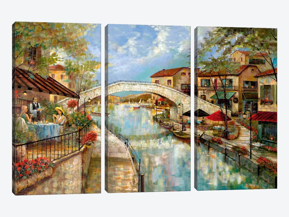 A Day To Reminisce by Ruane Manning 3-piece Canvas Artwork