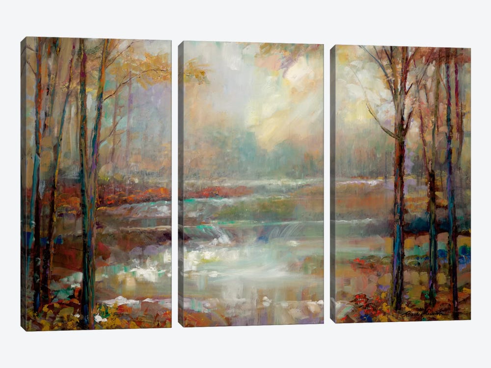 Magical Spring by Ruane Manning 3-piece Canvas Art Print