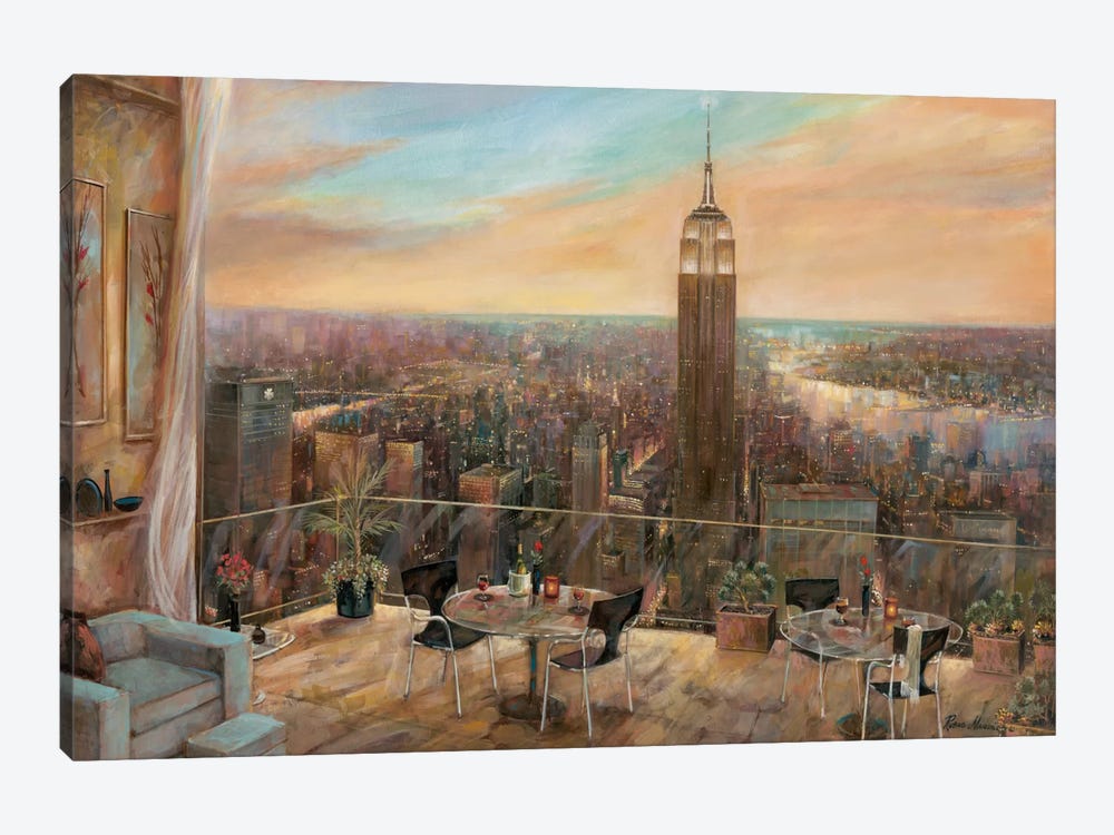 A New York View by Ruane Manning 1-piece Canvas Print