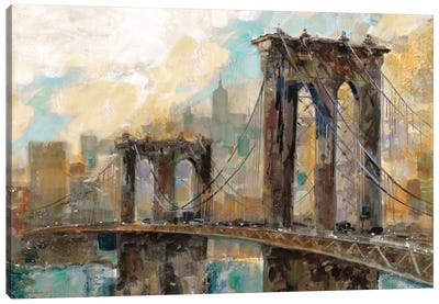 Manhattan Memories Canvas Art Print - Ruane Manning