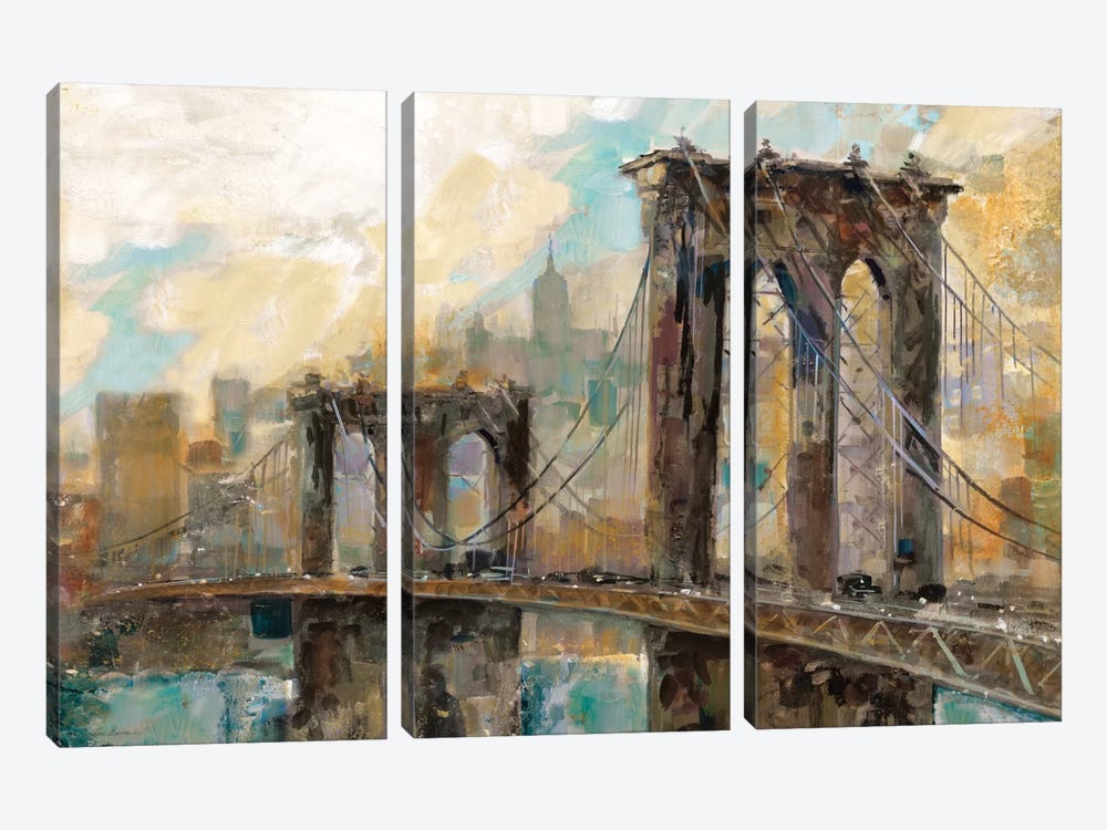 Manhattan Memories by Ruane Manning 3-piece Canvas Art