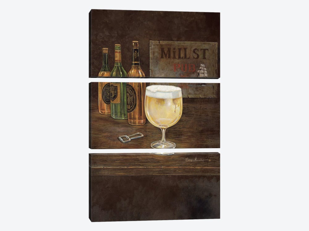 Mill Street Pub by Ruane Manning 3-piece Canvas Artwork