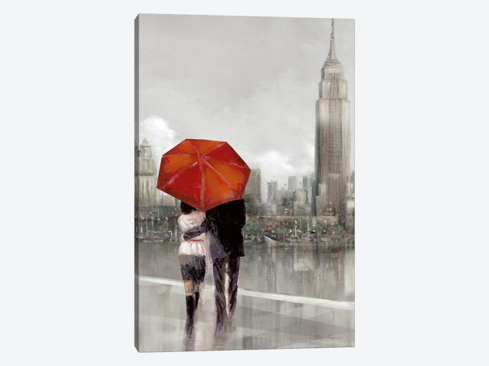 Modern Couple In NY by Ruane Manning 1-piece Canvas Print