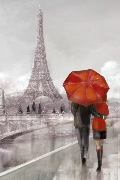 Towers: Modern Couple In Paris by Ruane Manning