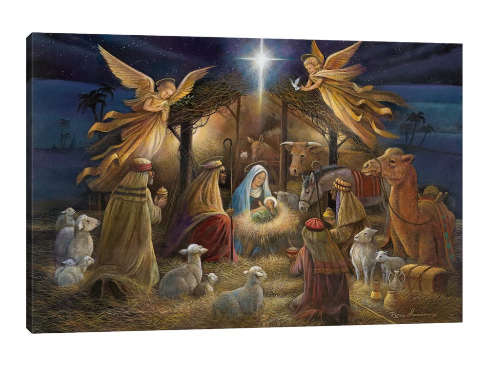 christmas nativity sketches
