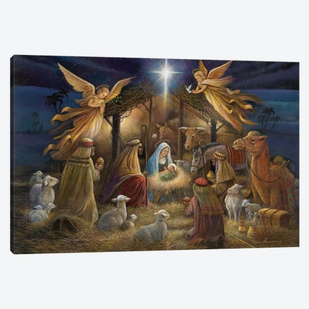 Nativity} by Ruane Manning Canvas Artwork