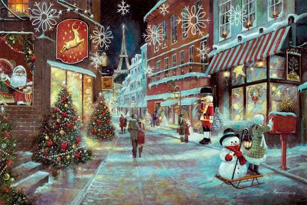 Streets: Paris Christmas by Ruane Manning