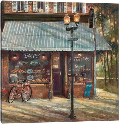 Pastry Shop Canvas Art Print - Restaurant & Diner Art