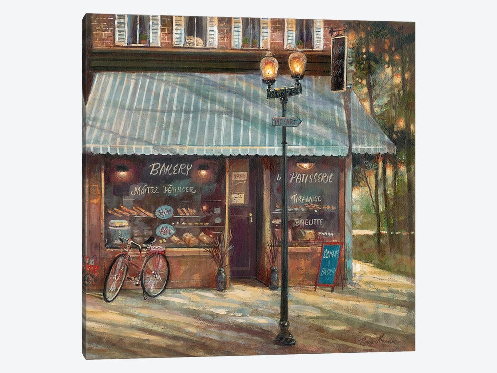 Pastry Shop by Ruane Manning 1-piece Canvas Art