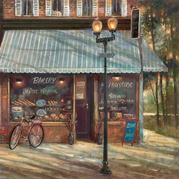 Detailed Oil Painters: Pastry Shop by Ruane Manning