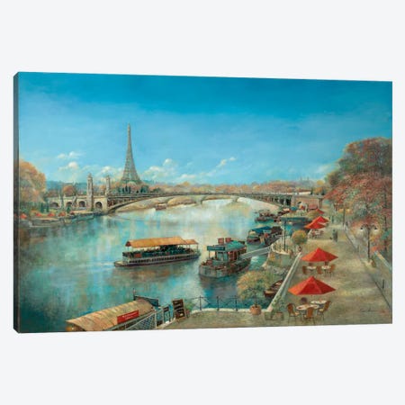 River Tranquility Canvas Print #RUA70} by Ruane Manning Canvas Artwork