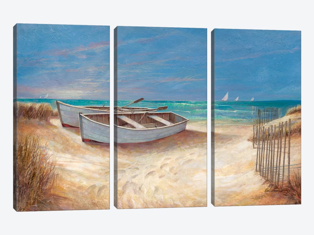Sands Of Time by Ruane Manning 3-piece Canvas Wall Art