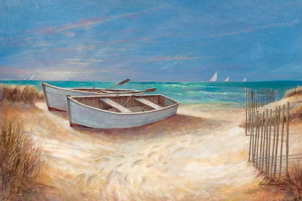 Large Coastal Art - Canvas Prints: Sands Of Time by Ruane Manning