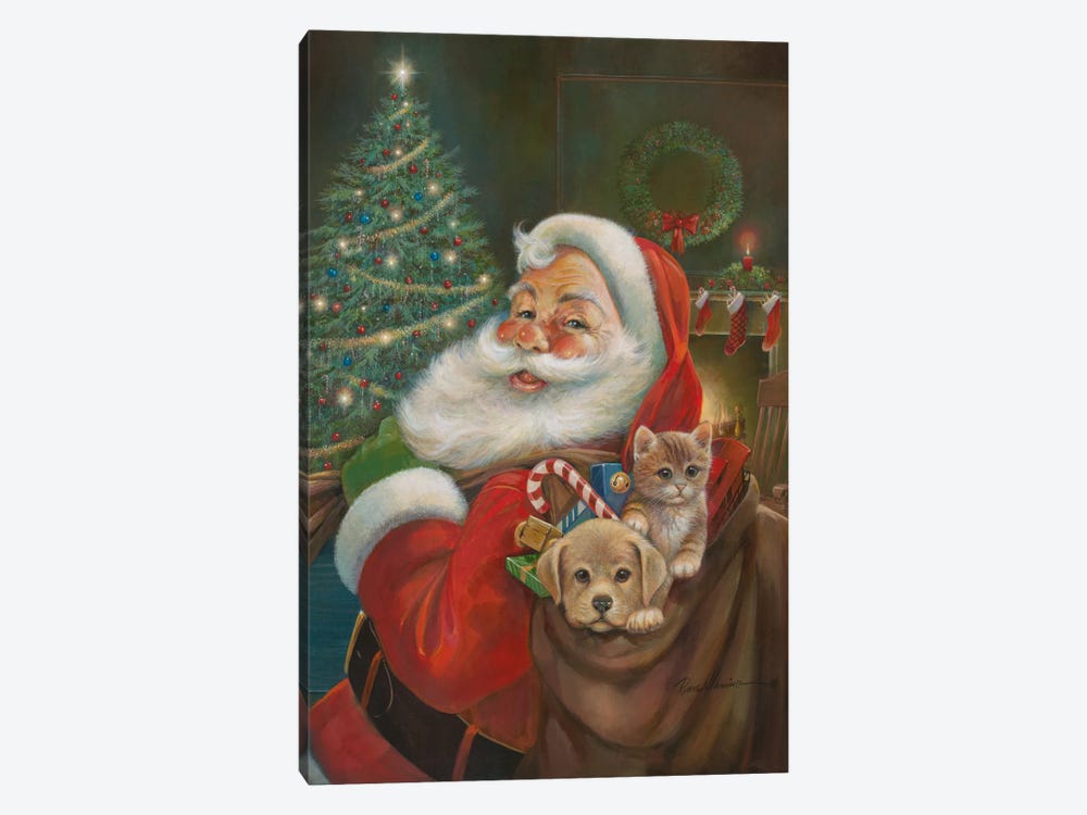 Santa Claus by Ruane Manning 1-piece Art Print
