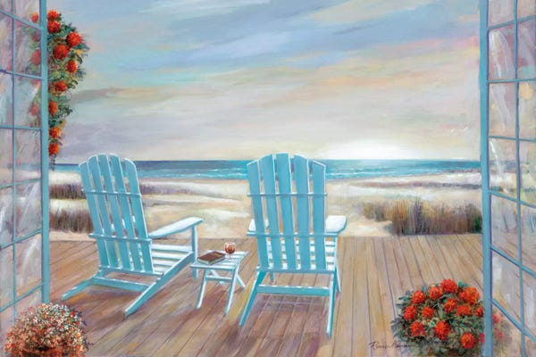 Large Coastal Art - Canvas Prints: Serendipity by Ruane Manning
