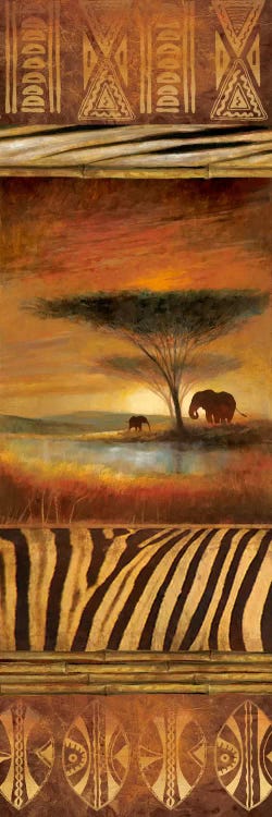 Serengeti Silhouette II by Ruane Manning wall art