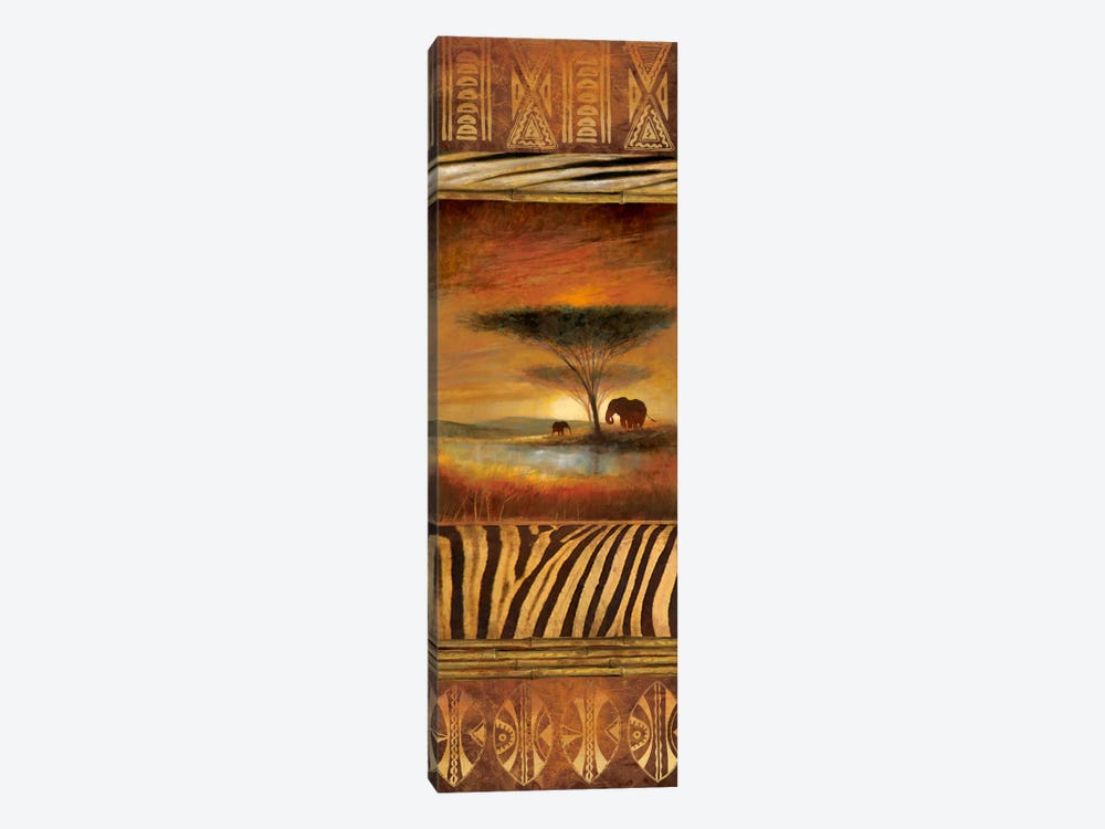 Serengeti Silhouette II by Ruane Manning 1-piece Canvas Art
