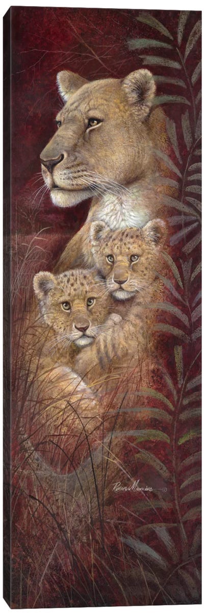 Serengeti Twins Canvas Art Print - Ruane Manning