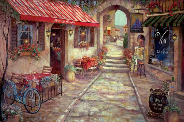 Italy: Bar Du Marche by Ruane Manning