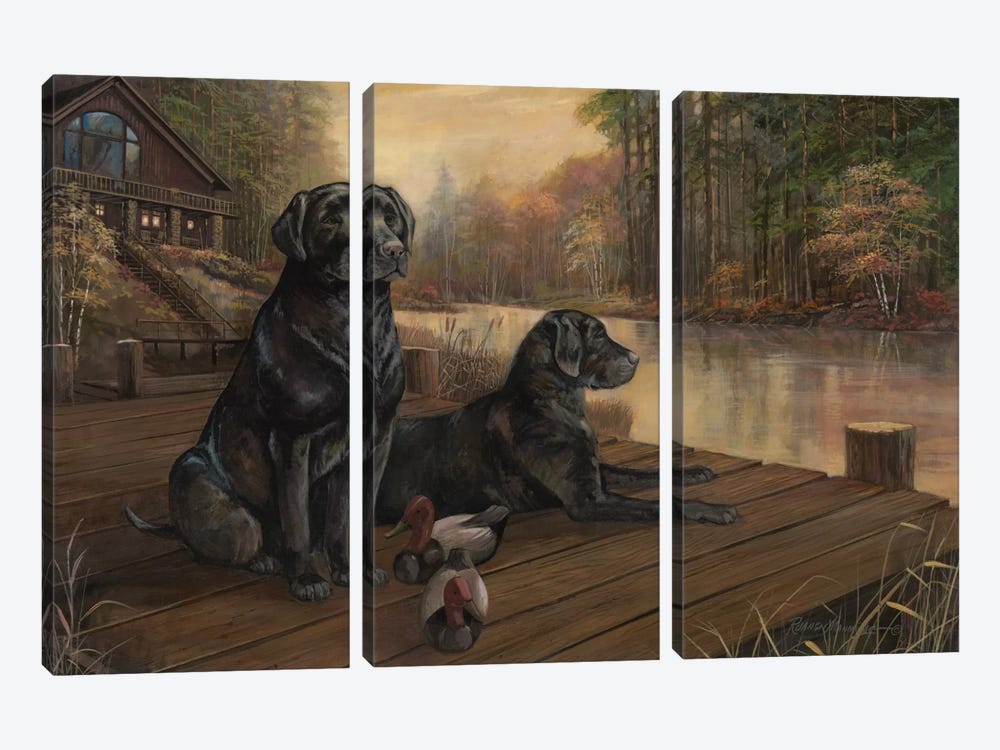 Waiting For Tomorrow by Ruane Manning 3-piece Canvas Art Print
