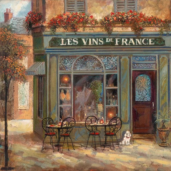 Detailed Oil Painters: Wine Shop by Ruane Manning