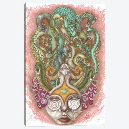 Medusa Canvas Print #RUF9} by Rose Unfolding Canvas Art