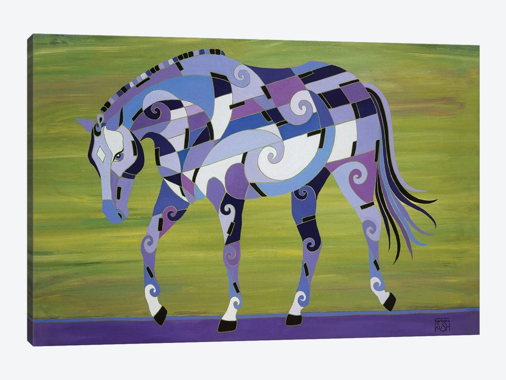 The Harmony Of Equus by Barbara Rush 1-piece Canvas Wall Art