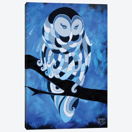 The Ice Owl Canvas Print #RUH120} by Barbara Rush Canvas Print