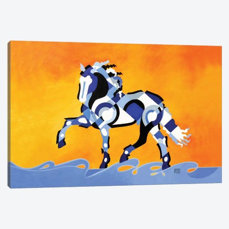 The Power Of Equus Canvas Print #RUH123} by Barbara Rush Canvas Print