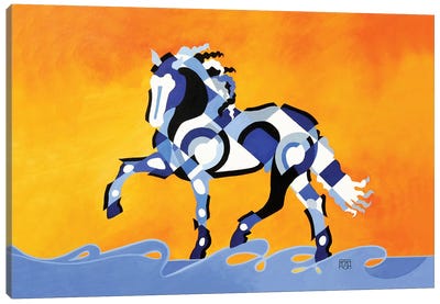 The Power Of Equus Canvas Art Print - Barbara Rush