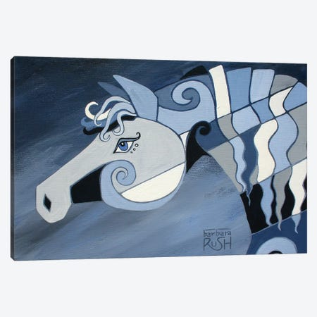 The Feminity Of Equus Canvas Print #RUH138} by Barbara Rush Canvas Art