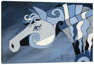 The Feminity Of Equus Canvas Art Print - Barbara Rush