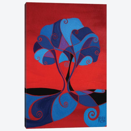 Enveloped In Red Tree Canvas Print #RUH53} by Barbara Rush Canvas Art Print