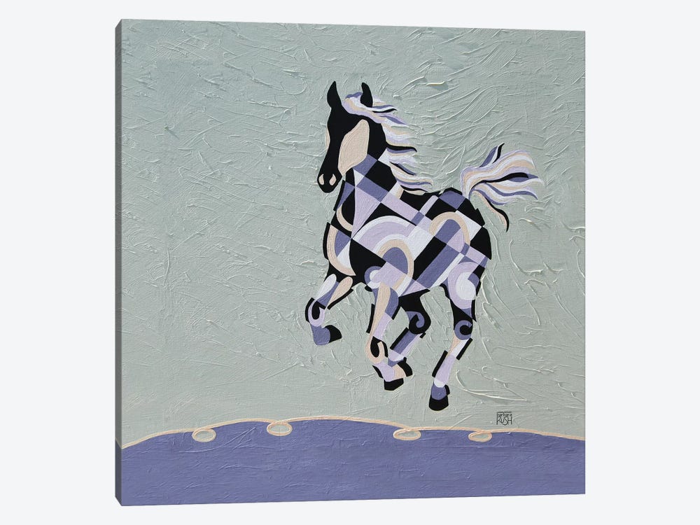 Running To Greet You by Barbara Rush 1-piece Canvas Artwork