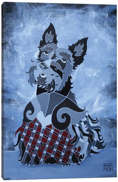 Scottish Thru And Thru Canvas Art Print - Scottish Terriers