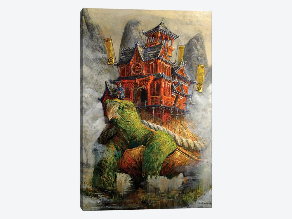 Kaiju by Roch Urbaniak 1-piece Canvas Art Print