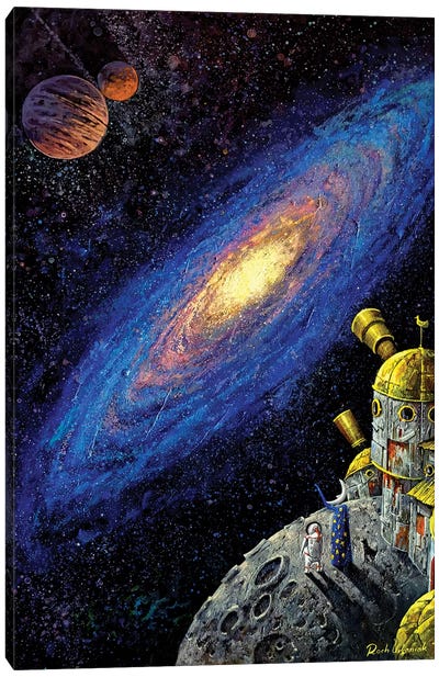 Commander Lem Canvas Art Print - Solar System Art
